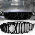 GT Panamericana Grill In Gloss Black For Mercedes E-Class W213 21+ -