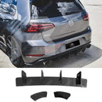GTI Blade Type Diffuser In Gloss Black For Volkswagen Golf MK7.5 2017+