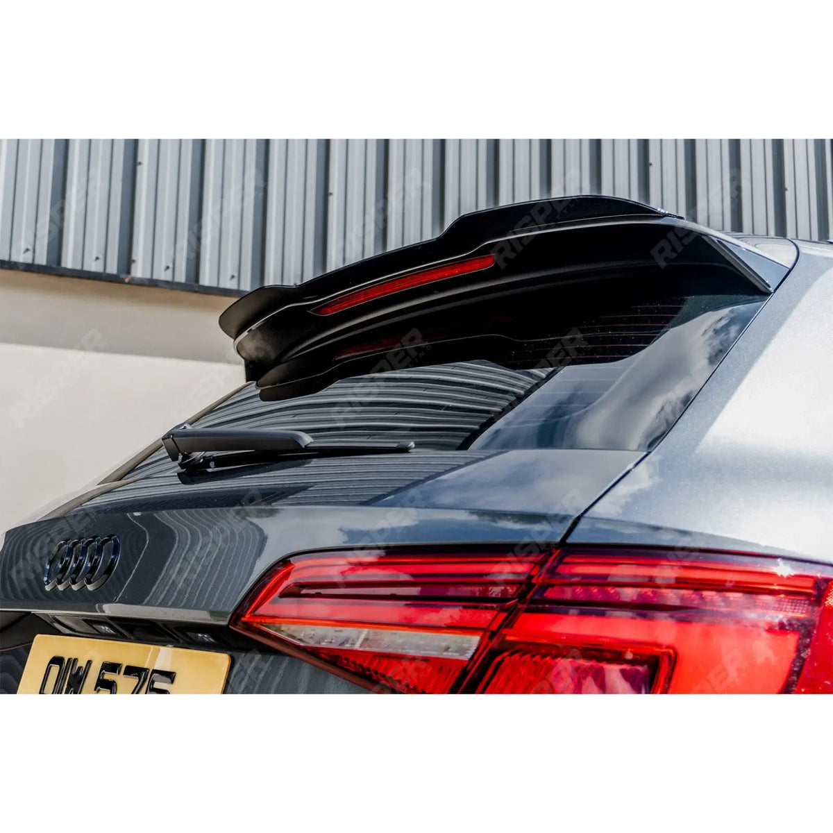 Hatch Rear Spoiler Cap In Gloss Black For Audi A3 (8V) 2014-2020