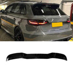 Hatch Rear Spoiler Cap In Gloss Black For Audi A3 (8V) 2014-2020