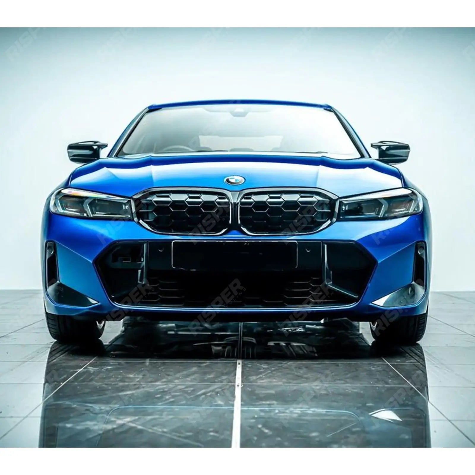 Honeycomb Front Grille in Gloss Black For Bmw G20/G21 3 Series LCI