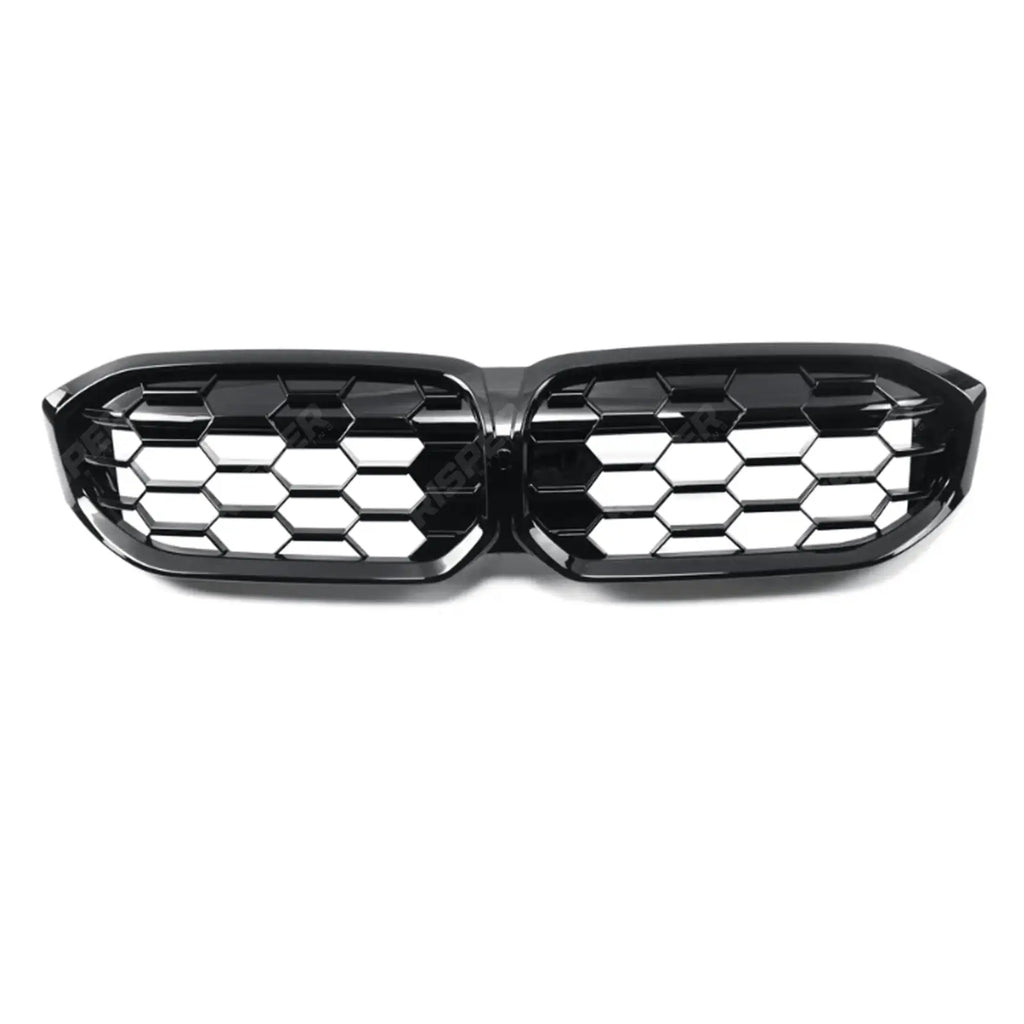 Honeycomb Front Grille in Gloss Black For Bmw G20/G21 3 Series LCI