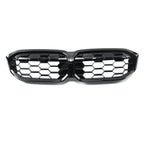 Honeycomb Front Grille in Gloss Black For Bmw G20/G21 3 Series LCI