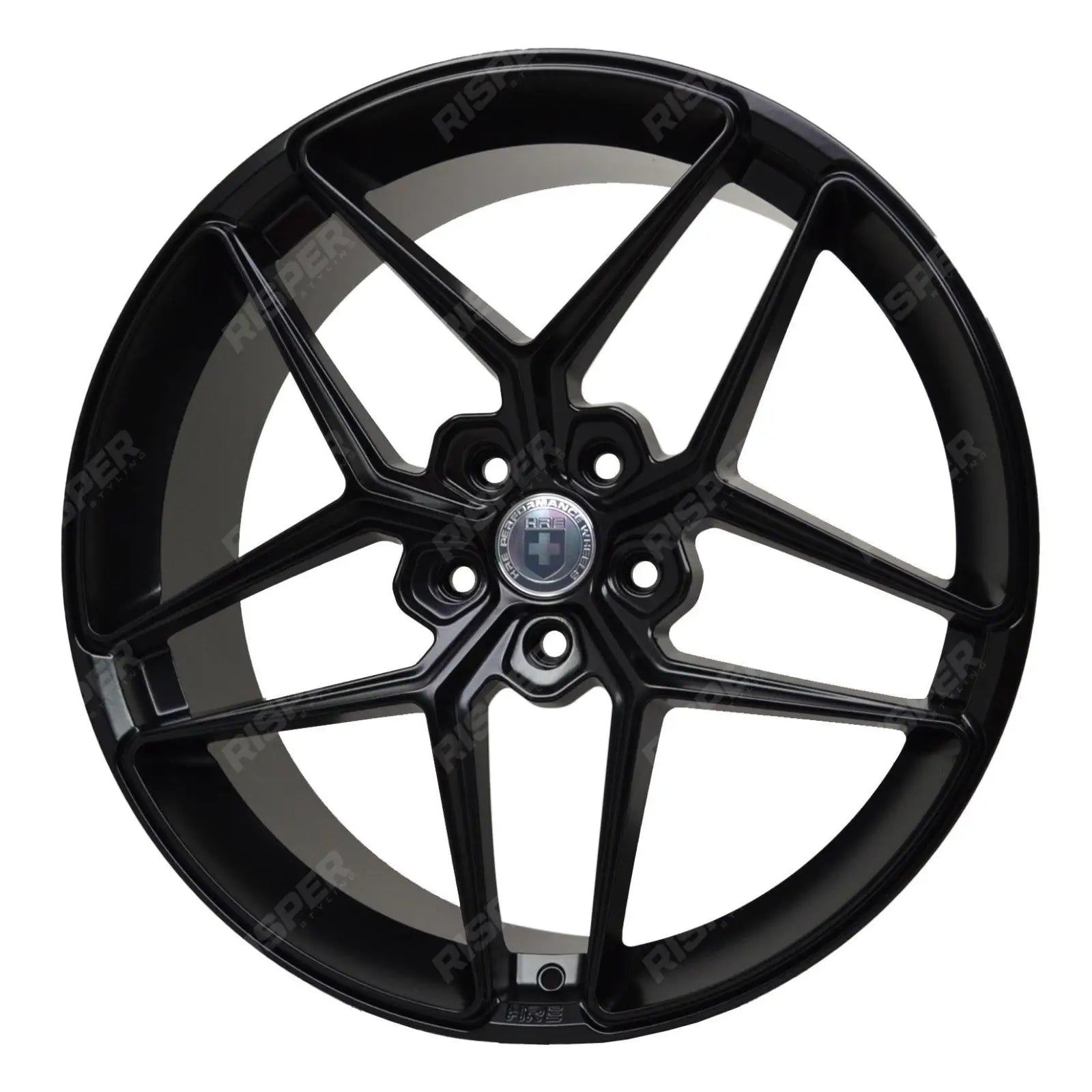HRE 20 Inch 5x114.3 For Tesla Alloy Wheels Satin Black 20x8.5 Multi-Spoke