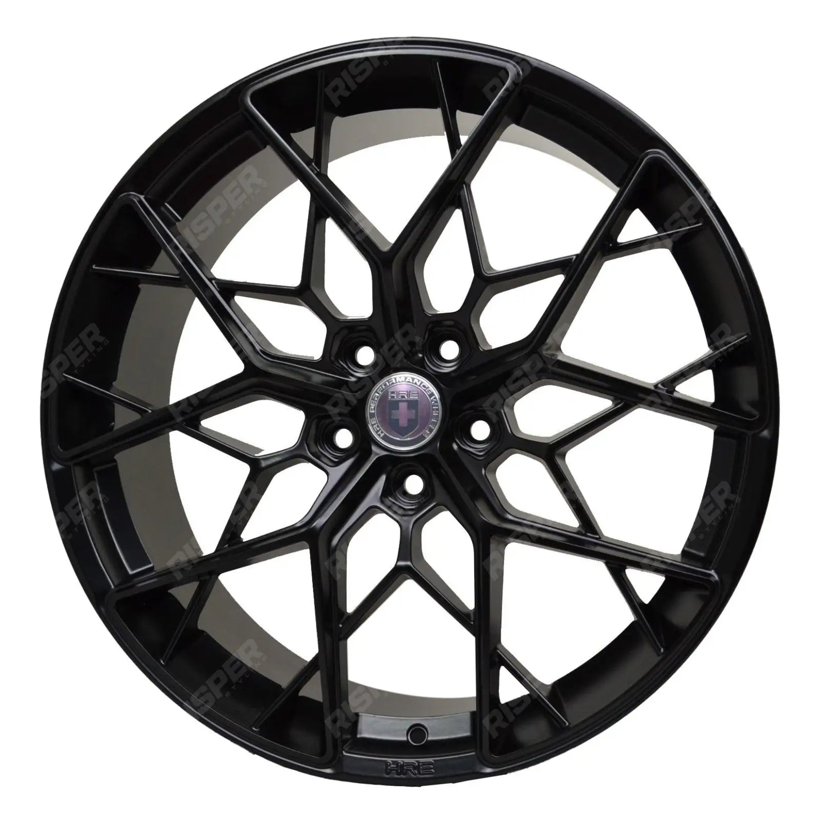 HRE 20 Inch 5x114.3 For Tesla Alloy Wheels Satin Black 20x8.5 Spider Spoke
