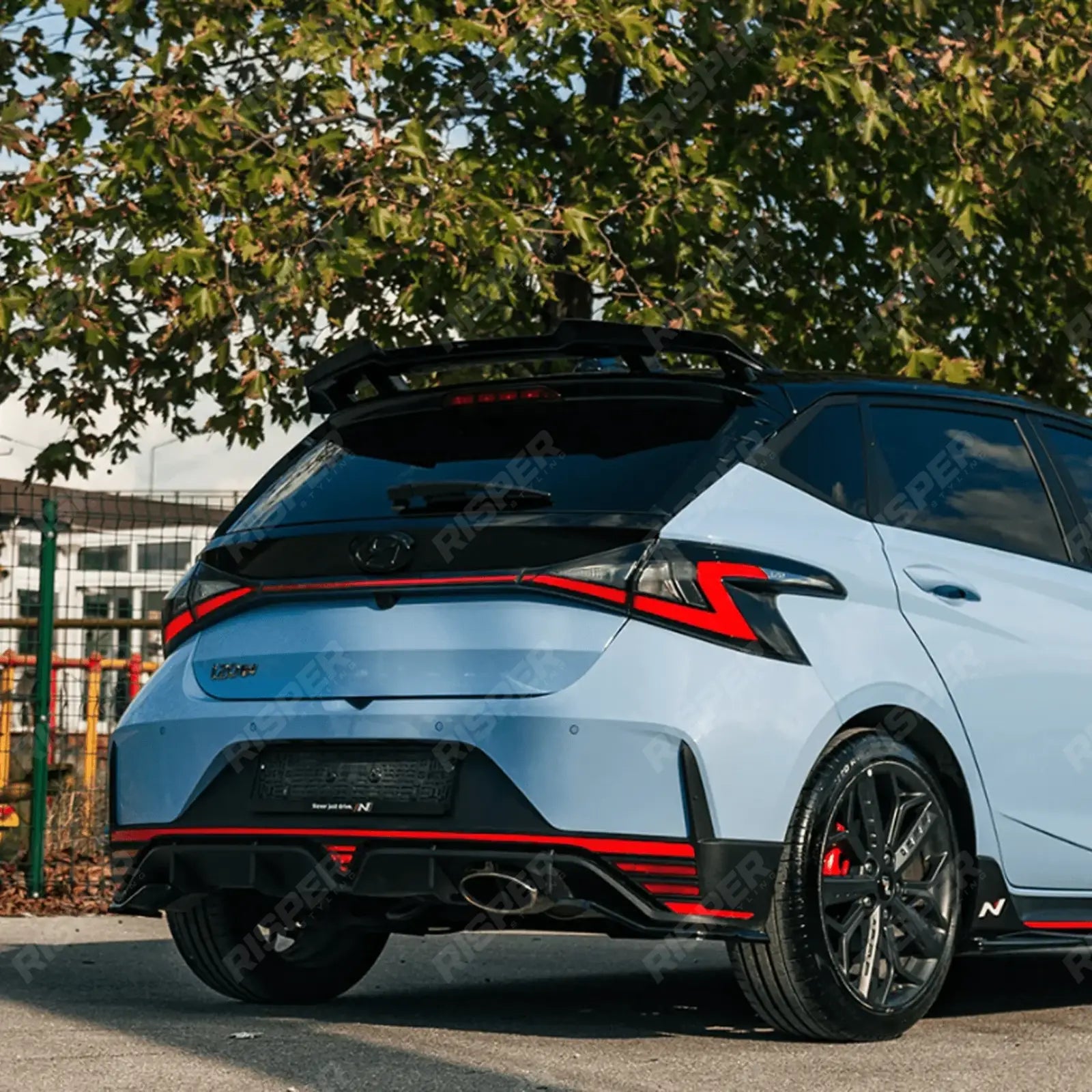 Hyundai I20 N Mk3 2020+ Aero Body Kit In Gloss Black