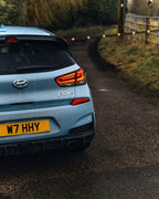 HYUNDAI I30 N EVO-1 GLOSS BLACK REAR DIFFUSER BY ZAERO (2018+, PD)