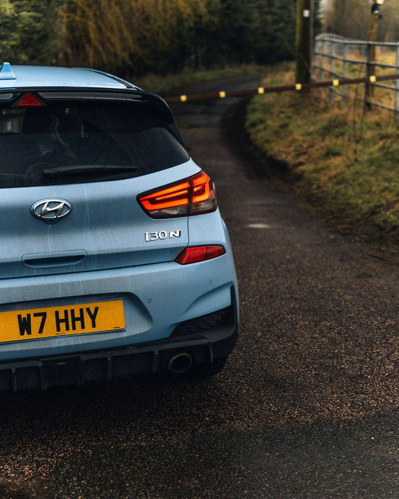 HYUNDAI I30 N EVO-1 GLOSS BLACK REAR DIFFUSER BY ZAERO (2018+, PD)