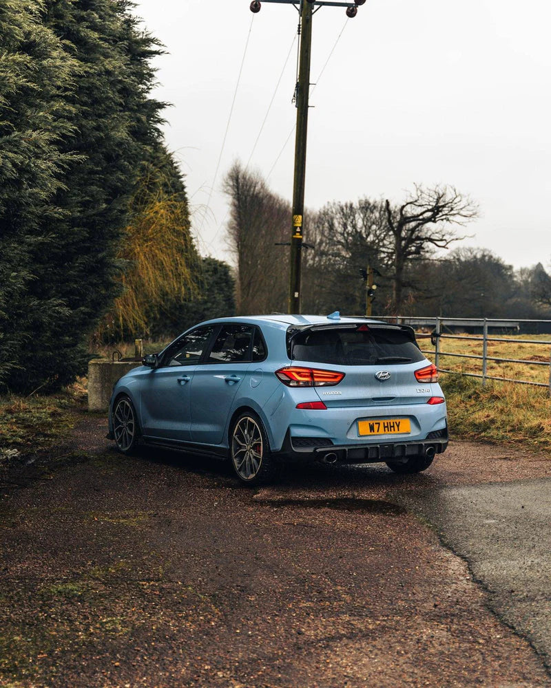 HYUNDAI I30 N EVO-1 GLOSS BLACK SIDE SKIRTS BY ZAERO (2018+, PD)