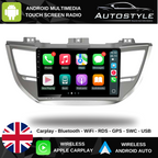 Hyundai Tucson TL Apple Carplay / Android Auto 9" Stereo Upgrade 2015-2018