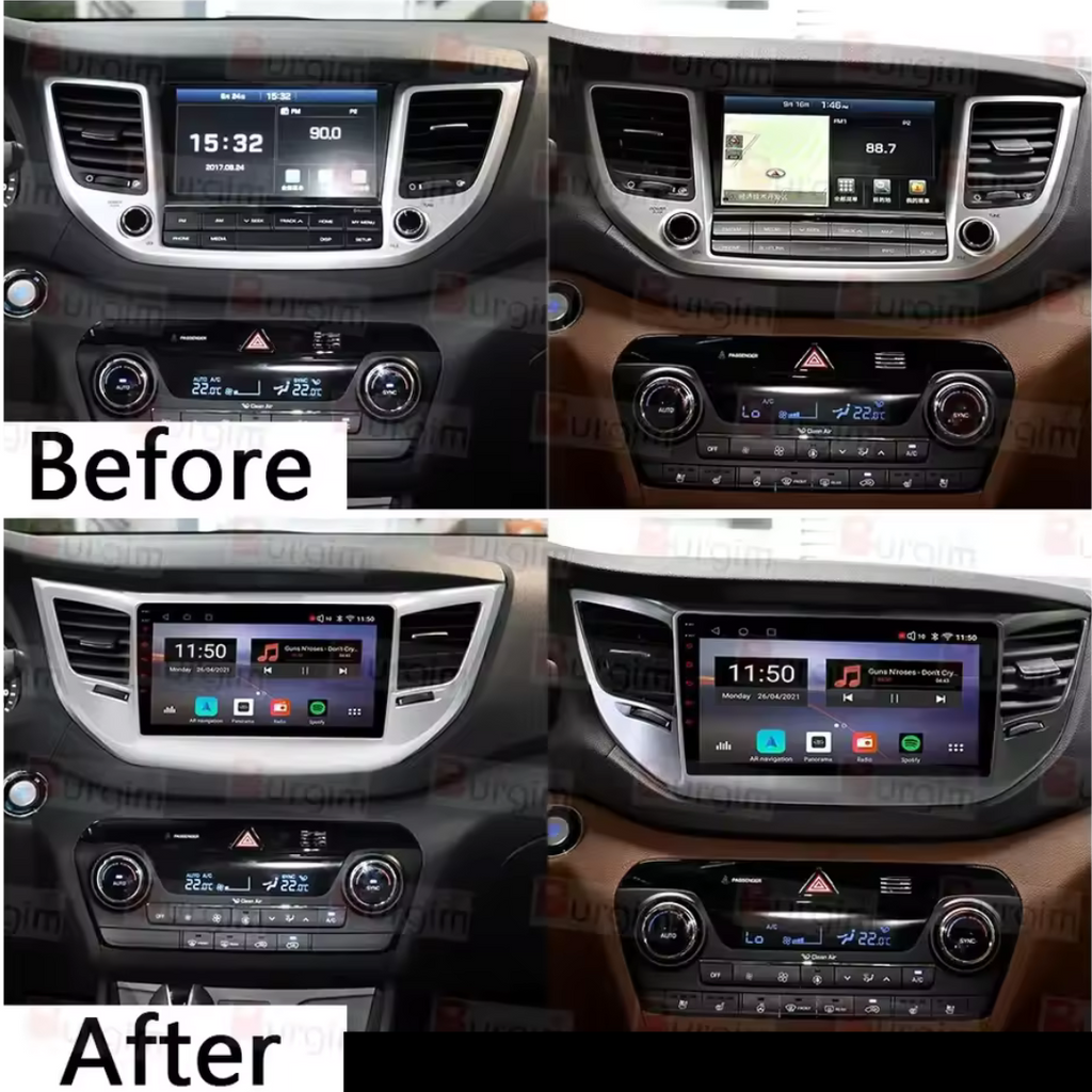 Hyundai Tucson TL Apple Carplay / Android Auto 9" Stereo Upgrade 2015-2018