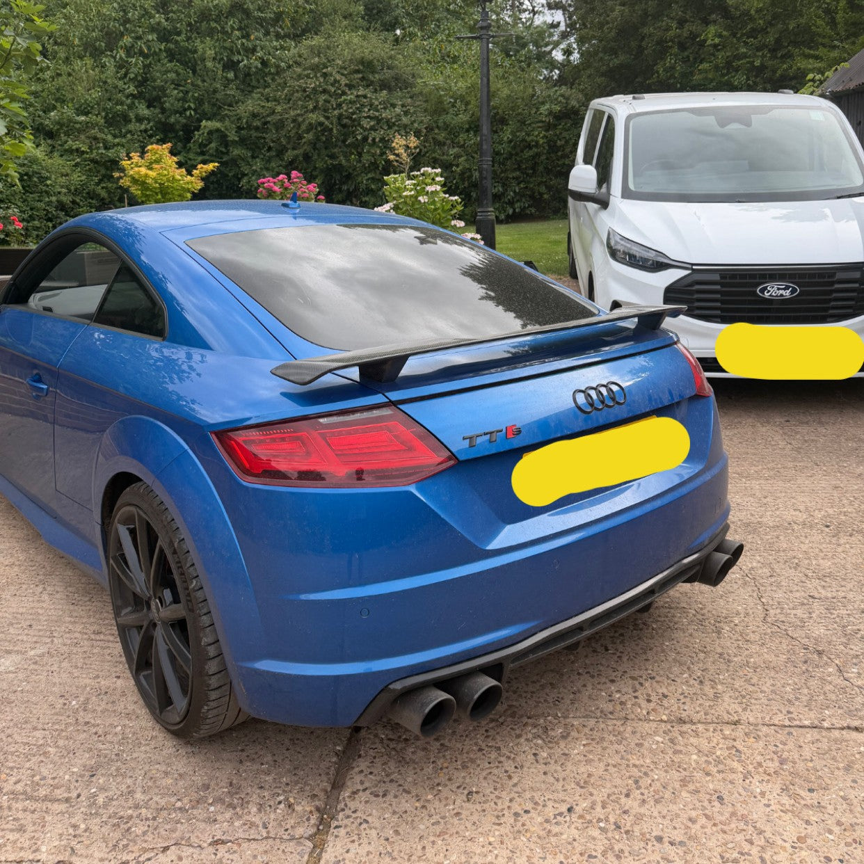 CF Style Carbon Fibre Boot Spoiler for Audi 8S TT TTS MK3 15-20