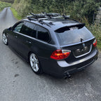 V Style Gloss Black Roof Spoiler for BMW E91 Estate 3 Series 05-13