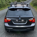 V Style Gloss Black Roof Spoiler for BMW E91 Estate 3 Series 05-13