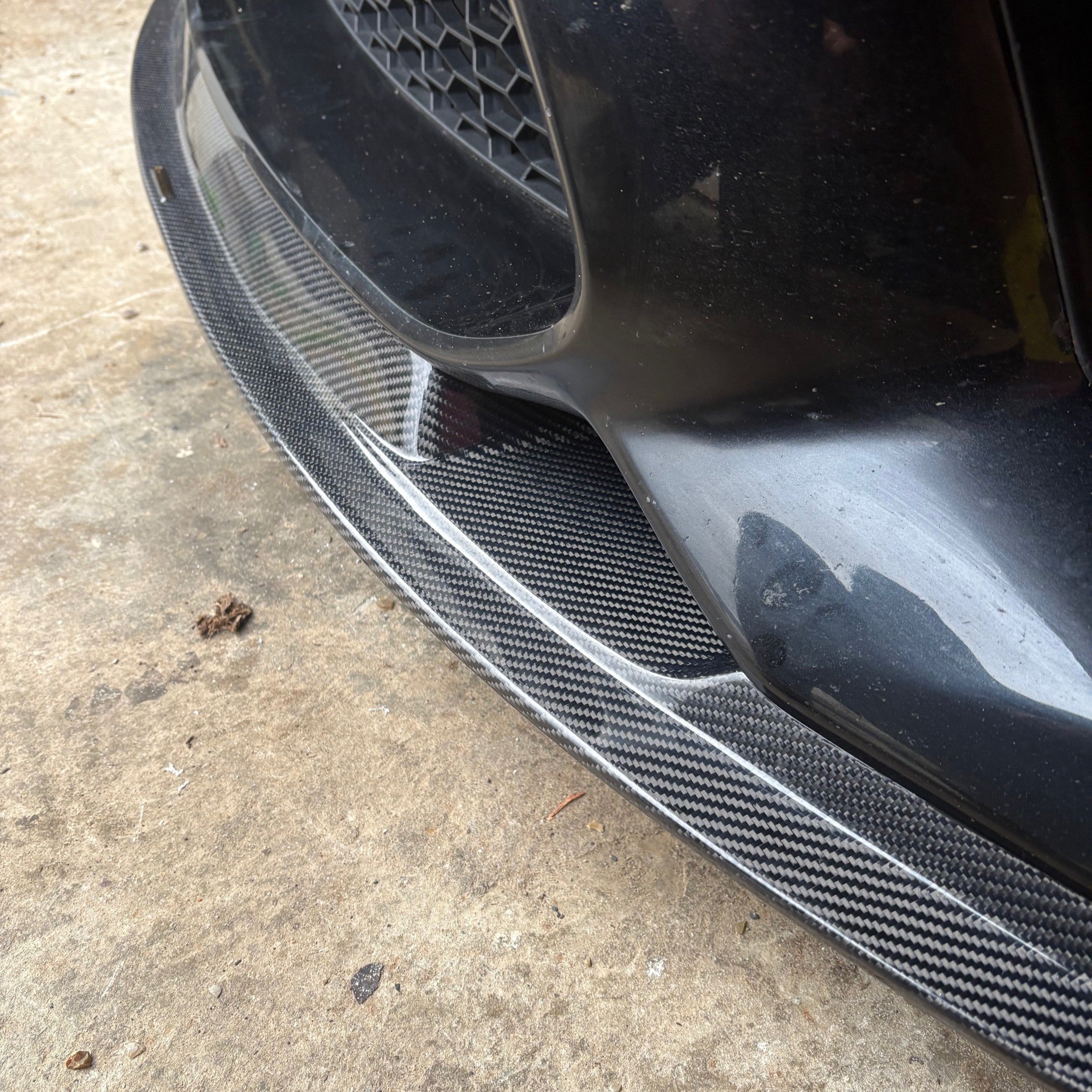 MTC Style Carbon Fibre Front Splitter for BMW F87 M2 OG 16-18