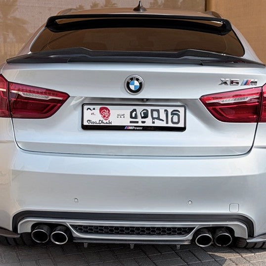 PSM Style Pre-Preg Carbon Fibre Boot Spoiler for BMW F16 X6 F86 X6M 15-18