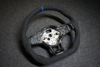 Volkswagen Polo MK6 AW1 Bespoke Custom Alcantara / Leather Steering Wheel (CUSTOM / GTI / R Line / GT 2018 - 2021 Models)