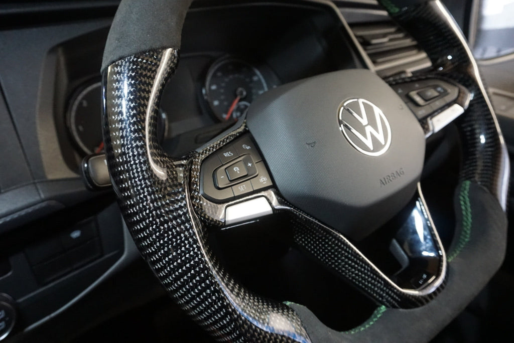 Volkswagen Transporter T6.1 Carbon Fibre Steering Wheel (2020+ Models)