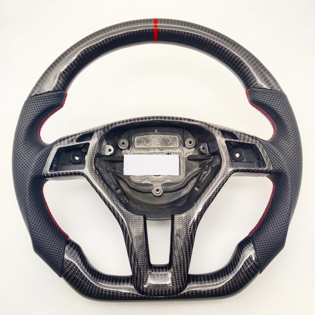 Mercedes C Class W204 Custom Carbon Fibre Steering Wheel (2011 - 2014 Models W204 facelift)