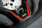 Volkswagen Golf MK8 Bespoke Custom Alcantara / Leather Steering Wheel (CUSTOM /  GTI / GTD / R-Line / R 2020+ Models)