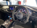 Audi A6 / S6 / RS6 C7 Carbon Fibre Custom Steering Wheel (2013 - 2018 Models)