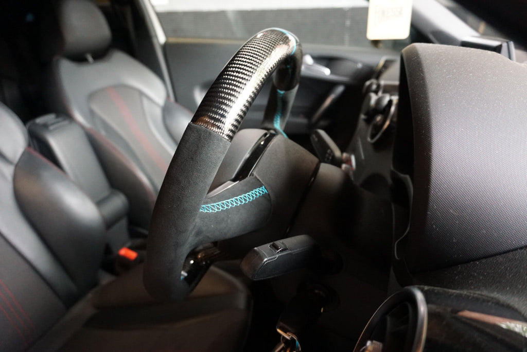 Audi A1 / S1 8X Carbon Fibre Custom Flat Bottom Steering Wheel (2010 - 2018)
