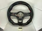 Volkswagen Polo 6C GTI / GT / R Line LED Display Carbon Fibre Steering Wheel (LED CUSTOM / 2014 - 2017 Models)