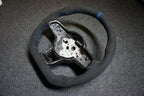 Volkswagen Polo MK6 AW1 Bespoke Custom Alcantara / Leather Steering Wheel (CUSTOM / GTI / R Line / GT 2018 - 2021 Models)