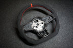 Volkswagen Golf MK7 / MK7.5 Bespoke Custom Alcantara / Leather Steering Wheel (CUSTOM /  GTI / GTD / R-Line / R 2013 - 2020 Models)