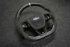 Ford Fiesta MK8 / MK8.5 Carbon Fibre Custom Steering Wheel (MK8 2018 - Present)