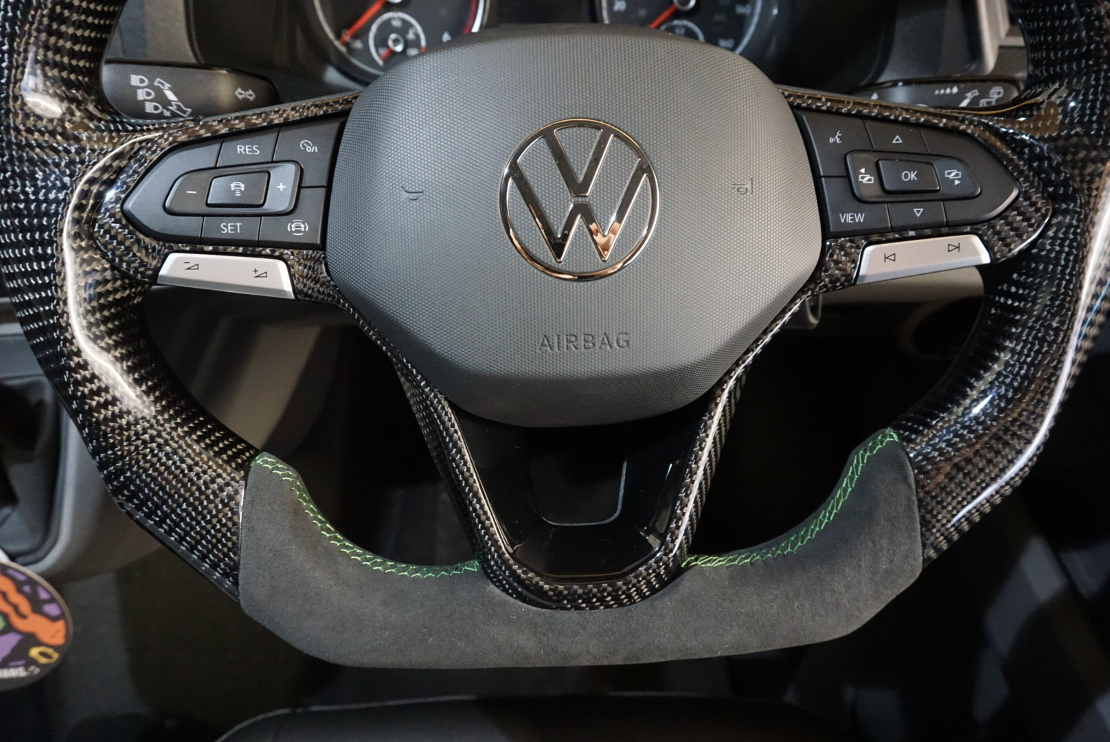 Volkswagen Transporter T6.1 Carbon Fibre Steering Wheel (2020+ Models)