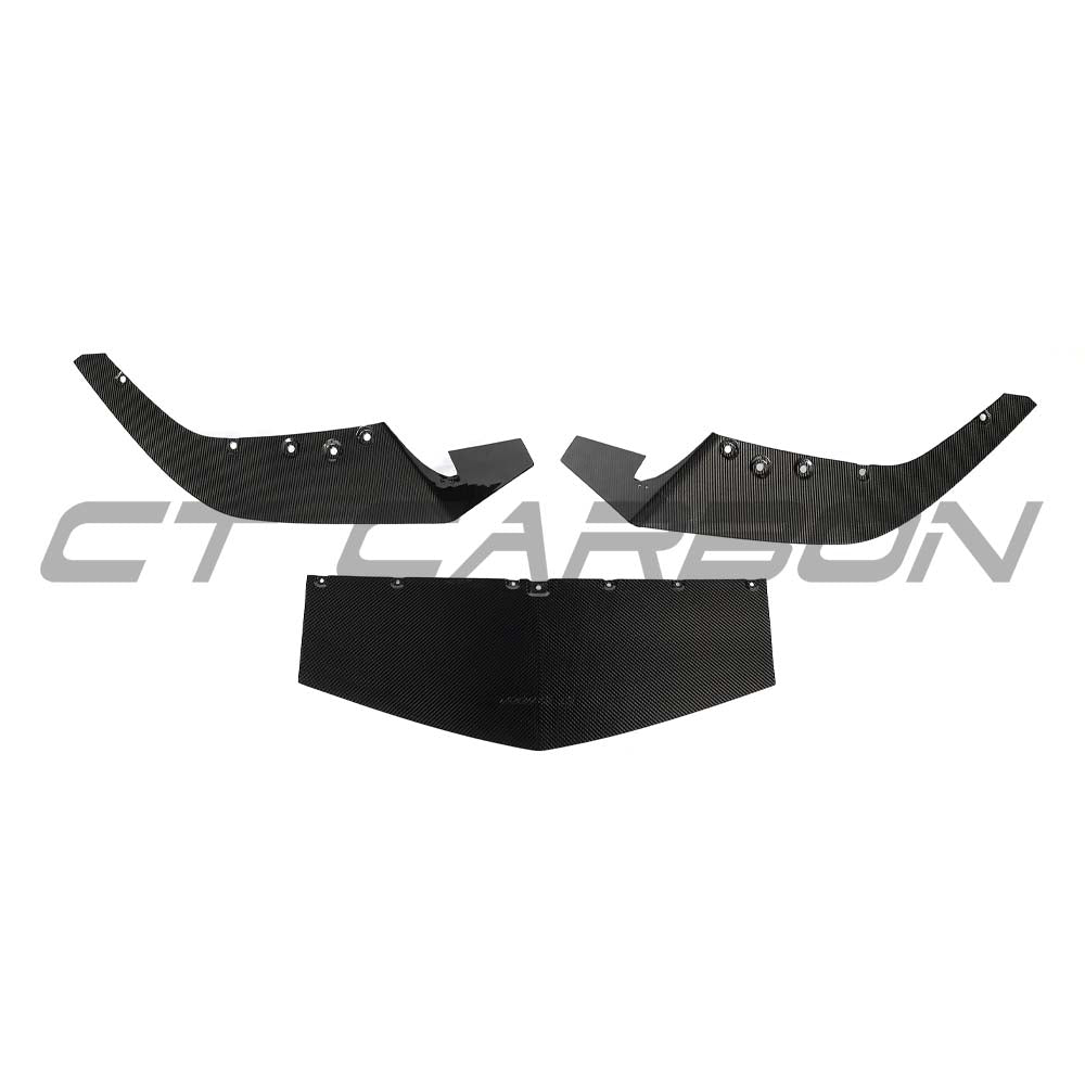 LAMBORGHINI REVUELTO CARBON FIBRE FRONT SPLITTER - CT DESIGN