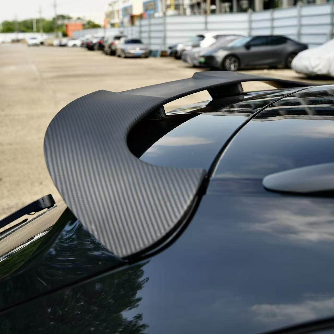 Pre-Preg Carbon Fibre Roof Spoiler for Audi C8 RS6 Estate 19-24