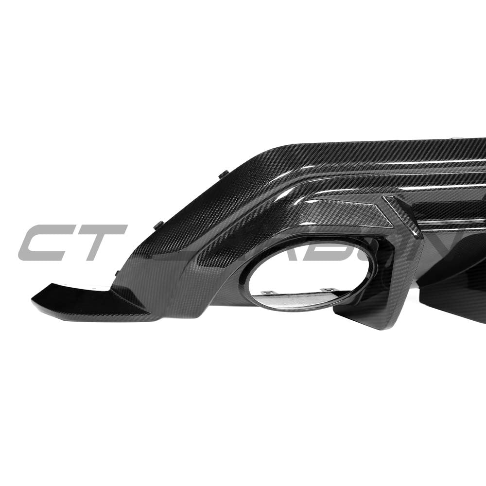 AUDI RS3 8Y SPORTBACK 2025+ CARBON FIBRE REAR DIFFUSER - CT DESIGN