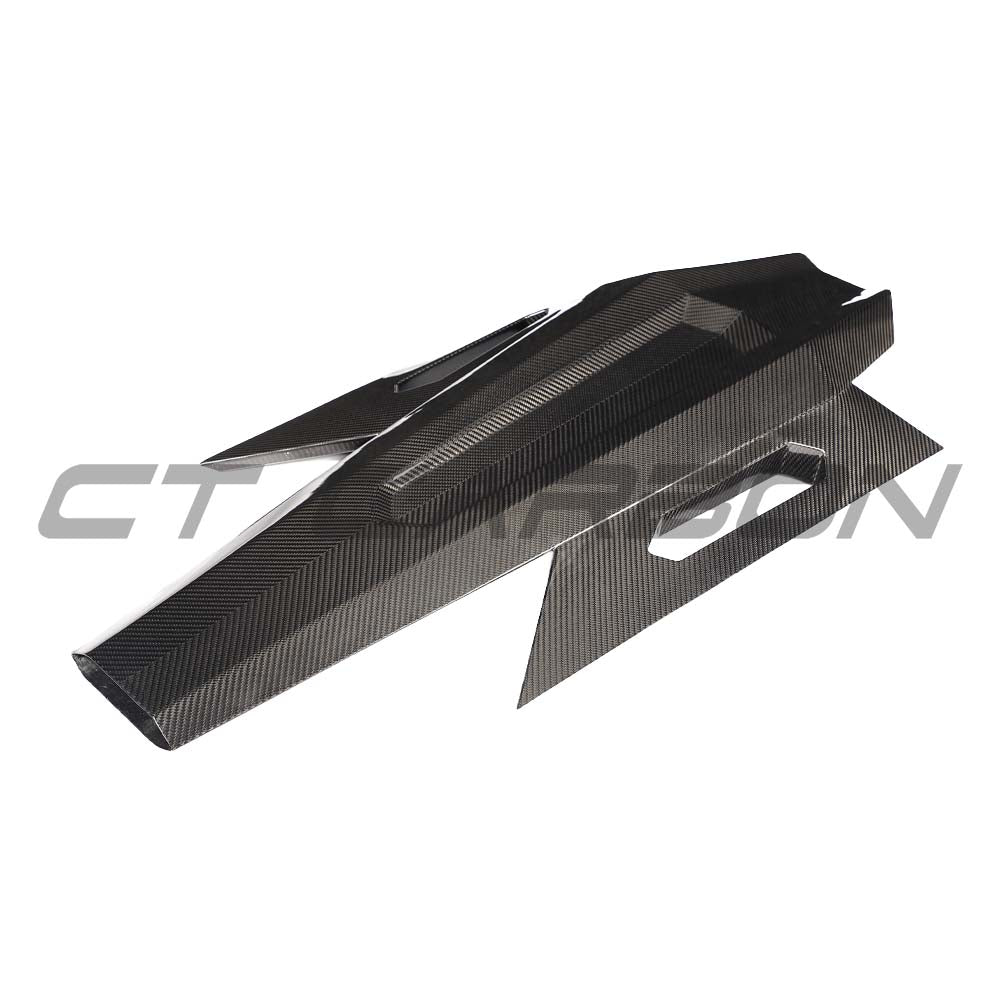 LAMBORGHINI REVUELTO CARBON FIBRE ENGINE COVER & ROOF SCOOP - CT DESIGN