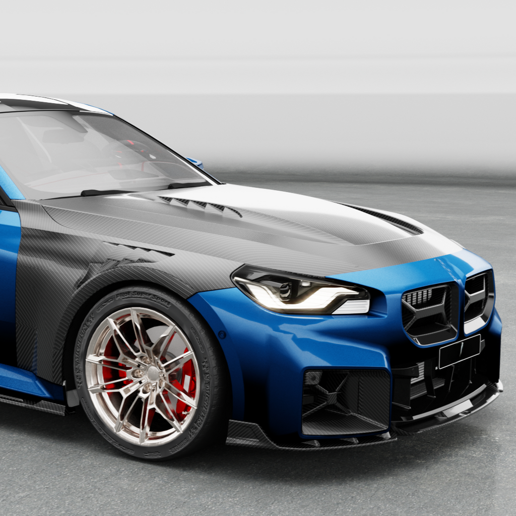 V Style Pre-Preg Carbon Fibre Bonnet for BMW G87 M2 23-Present