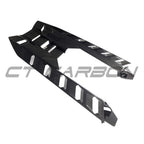 LAMBORGHINI REVUELTO CARBON FIBRE ENGINE COVER & ROOF SCOOP - CT DESIGN