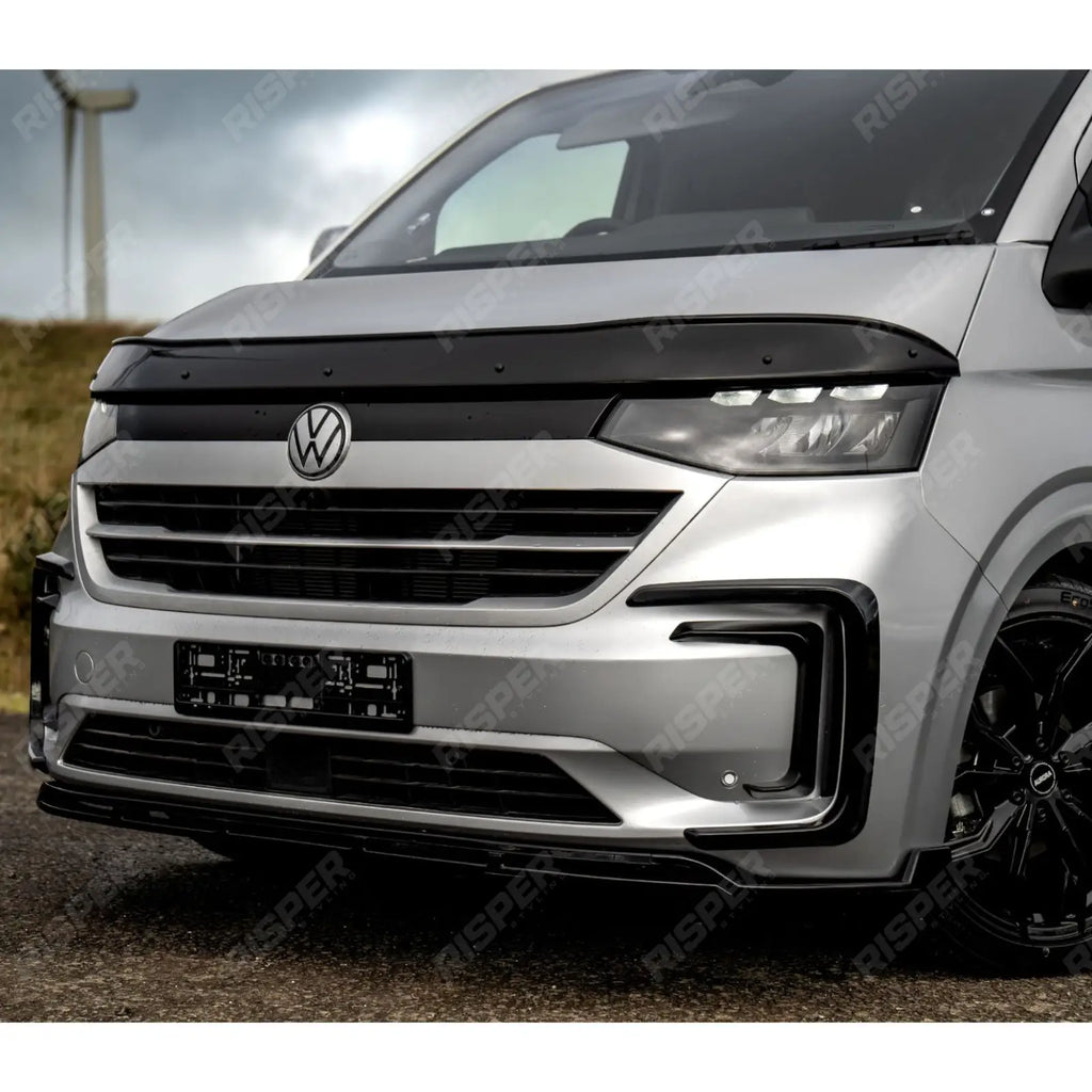 Inner Canard Loops In Gloss Black For Volkswagen Transporter T7 2025 on