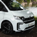 Inner Canard Loops In Gloss Black For Volkswagen Transporter T7 2025 on
