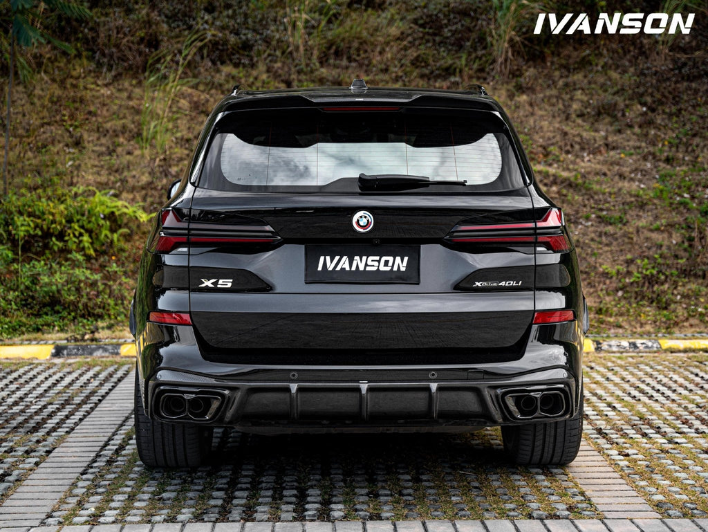 IVANSON - BMW X5 G05 LCI CARBON FIBRE REAR DIFFUSER