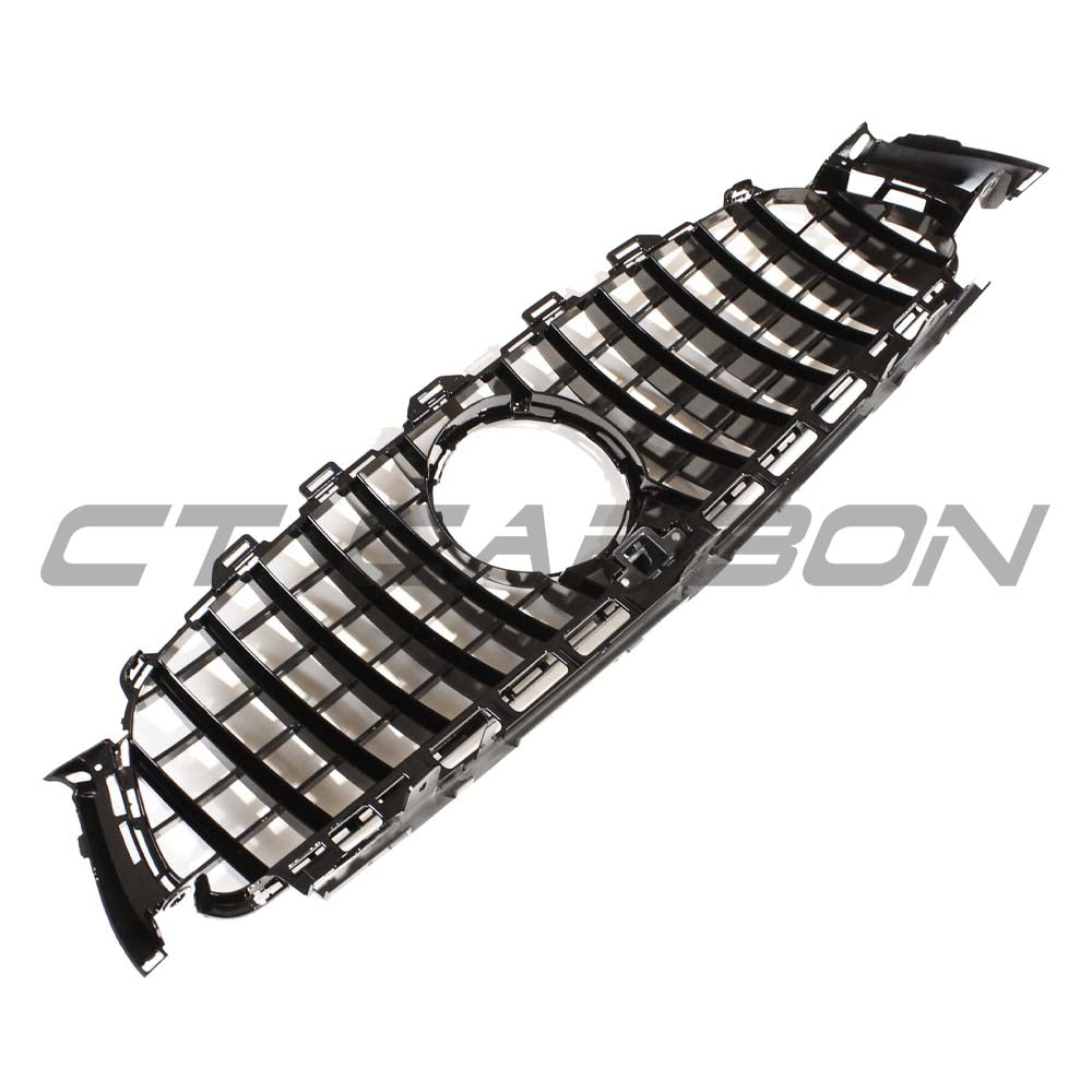 MERCEDES W213 & C238 2017-2020 E-CLASS GLOSS BLACK PANAMERICA GRILLE