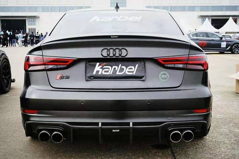 KARBEL - AUDI A3 S-LINE / S3 8V CARBON FIBRE DIFFUSER