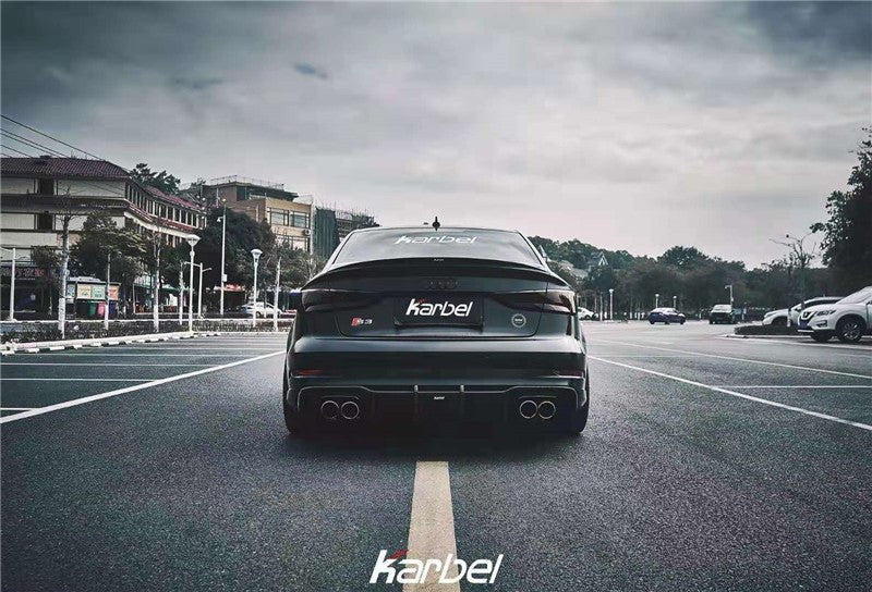 KARBEL - AUDI A3 S-LINE / S3 8V CARBON FIBRE DIFFUSER