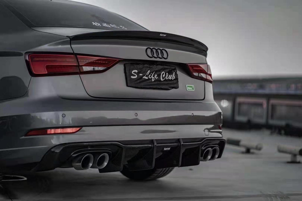 KARBEL - AUDI A3 S-LINE / S3 8V CARBON FIBRE DIFFUSER