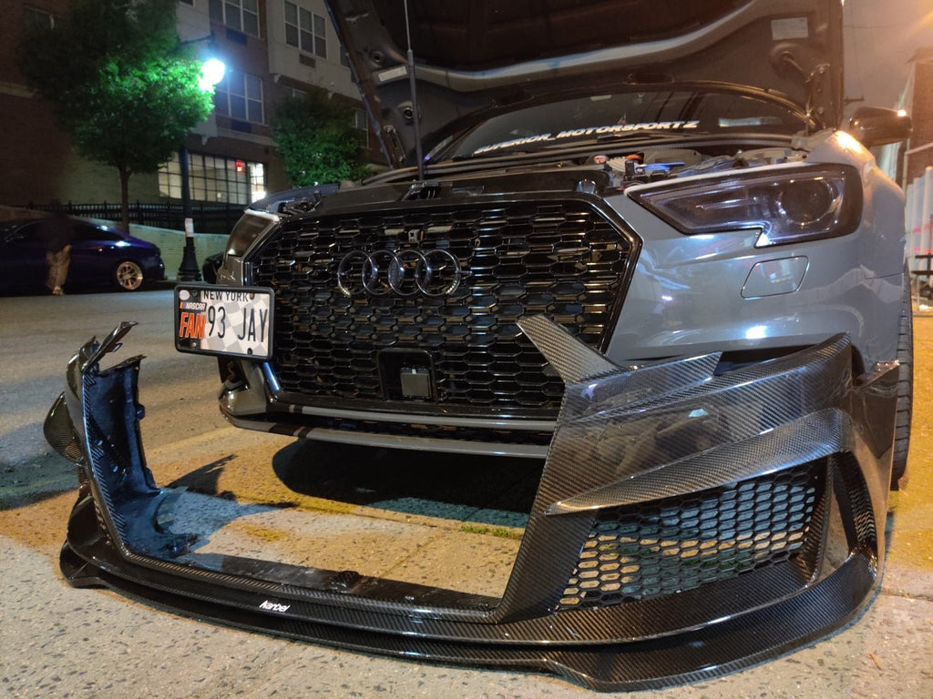 KARBEL - AUDI A3 / S3 8V CARBON FIBRE FRONT BUMPER