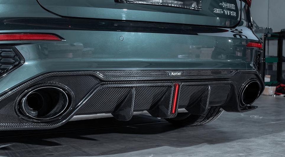 KARBEL - AUDI A3 / S3 8Y DRY CARBON FIBRE REAR DIFFUSER