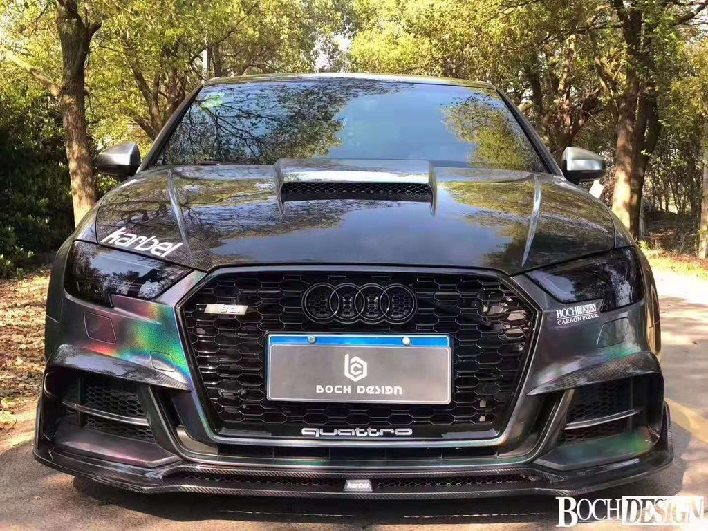 KARBEL - AUDI A3 / S3 / RS3 8V CARBON FIBRE HOOD V1