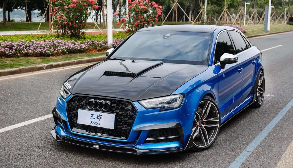 KARBEL - AUDI A3 / S3 / RS3 8V CARBON FIBRE HOOD V1
