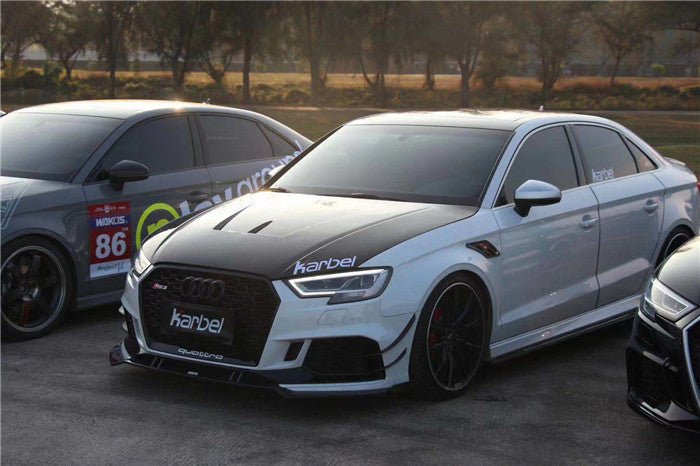 KARBEL - AUDI A3 / S3 / RS3 8V CARBON FIBRE HOOD V2