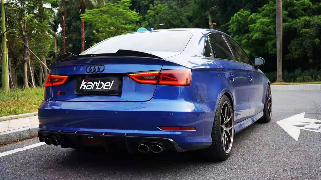 KARBEL - AUDI A3 / S3 / RS3 8V CARBON FIBRE REAR SPOILER V2